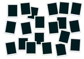 Polaroids an Wand gepostet