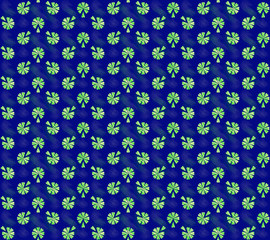 Green-blue floral texture