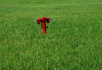 einsamer Hydrant