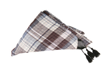 Checkered female scarf