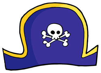 Pirate Hat On A White Background