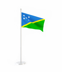 3D flag of Solomon Islands