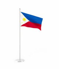 3D flag of Philippines
