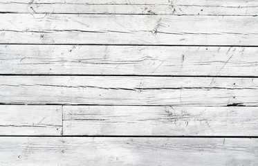 Fototapeta premium Wyblakły biały drewno