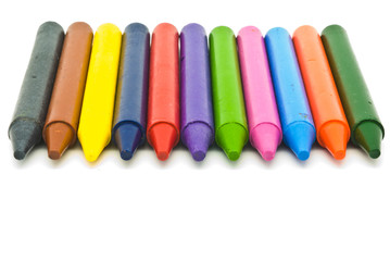 Wax crayons