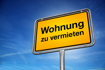 Obraz premium Wohnung zu vermieten