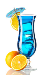 Blue Curacao cocktail