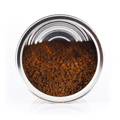 cans of instant coffee