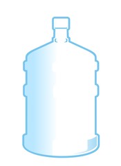 big plastic bottle of water