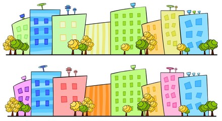 Illustration of city.