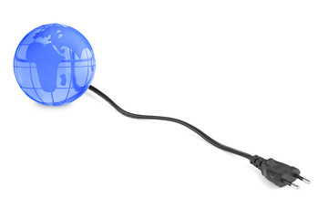 Globe and electrical cable