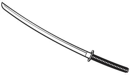 Fotobehang Samurai Katana - japanese sword © tribalium81