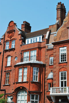 Typical english style building in London, UK