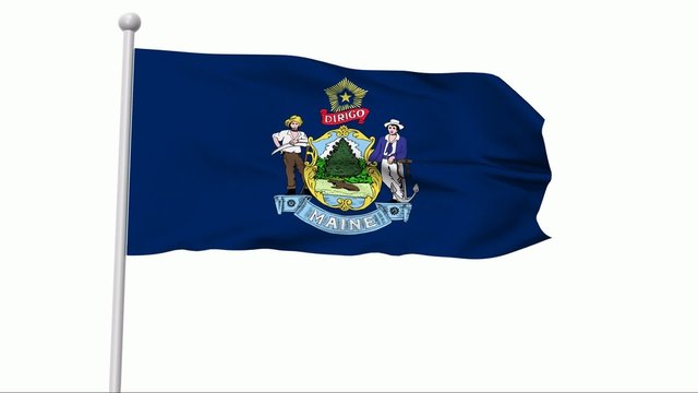 Flag Maine NTSC