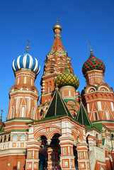 Fototapeta na wymiar Katedra St.Basil na Placu Czerwonym (Moskwa, Rosja)