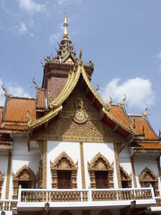 Buddhist temple, Wat Bupparam in Chiangmai, Thailand