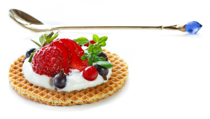 Delicious waffle.