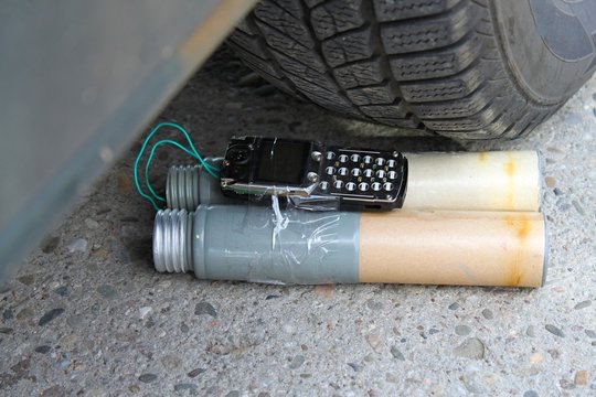 bomb with cell phone
