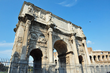 Triumphal Arch in Rome, Italy