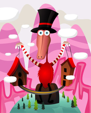 personaje abstracto en vector
