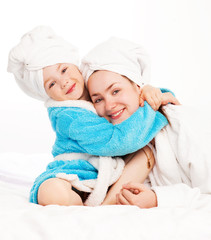 mother and daughter