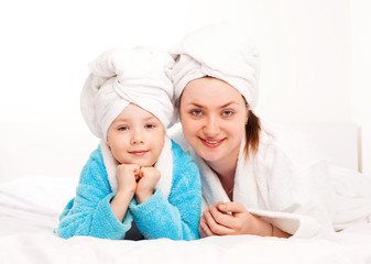 mother and daughter