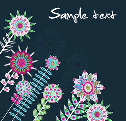 Abstract floral background