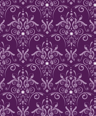 Purple damask