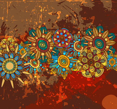 Abstract floral background