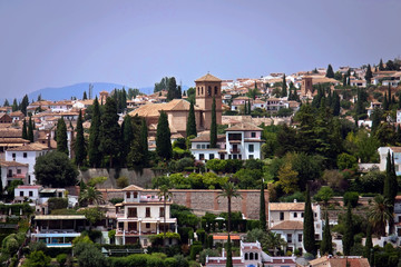 Fototapeta na wymiar Albaicin quarter in Granada