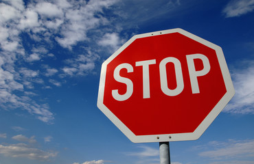 Obraz premium stop!