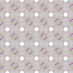 Cartoon dotted background