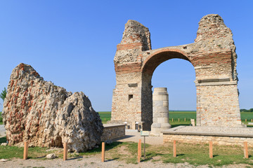 Old Roman City Gate (Heidentor) - Carnuntum, Austria