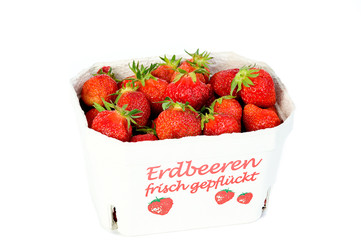 Erdbeeren frisch gepflückt