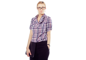 Fototapeta premium Smiling business woman