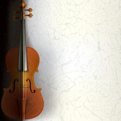 abstract music background with violin © lembit