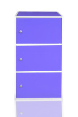 The colorful cabinet.