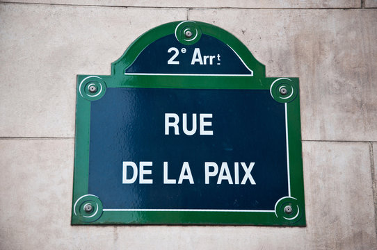 Rue de la paix marca sales