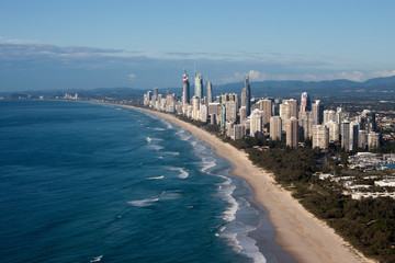 Gold Coast Queensland Australia Coastline Aerial View
