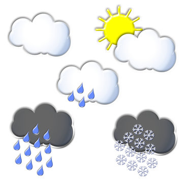 Ic&ocirc;nes m&eacute;t&eacute;o, s&eacute;rie 1