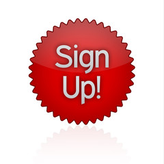 Sign Up Sticker