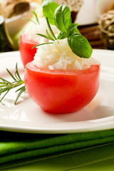 Pomodori ripieni di riso