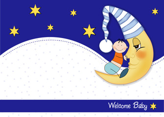 welcome baby card
