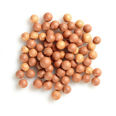 beige cosmetics rouge balls