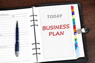 Business plan message