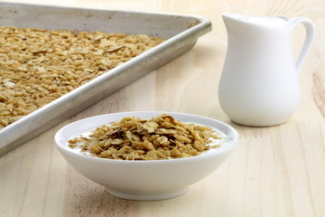 fresh from the oven healthy granola