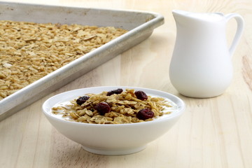 fresh from the oven healthy granola
