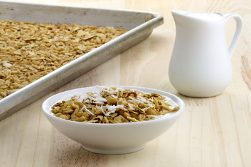 fresh from the oven healthy granola