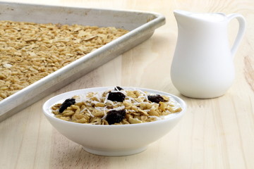 fresh from the oven healthy granola