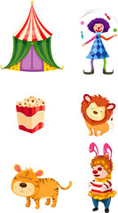 Obraz premium Circus set